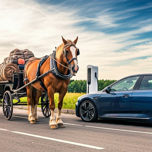 #電動車：從體貼馬兒到拯救地球的環保英雄！