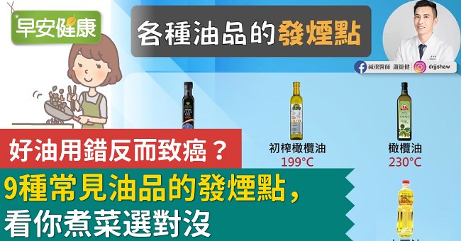 [ 烹調的減害] #溫度太高再好的油都沒用❓